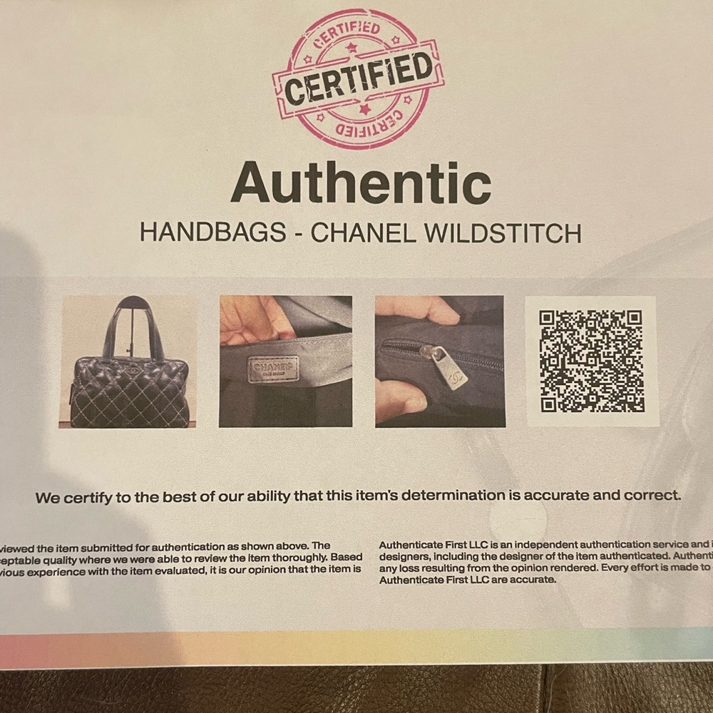 Chanel Black Wildstitch Quilted Shoulder Bag with COA - Picture 14 of 16